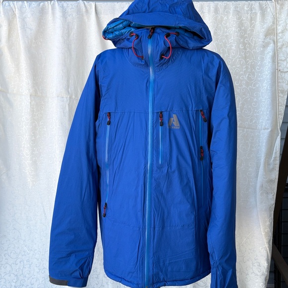 Eddie Bauer Vibrant Blue First Ascent down Jacket Coat Men’s Sz XL - Picture 1 of 12